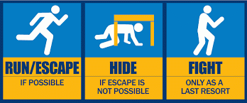 Run/Escape, Hide, Fight